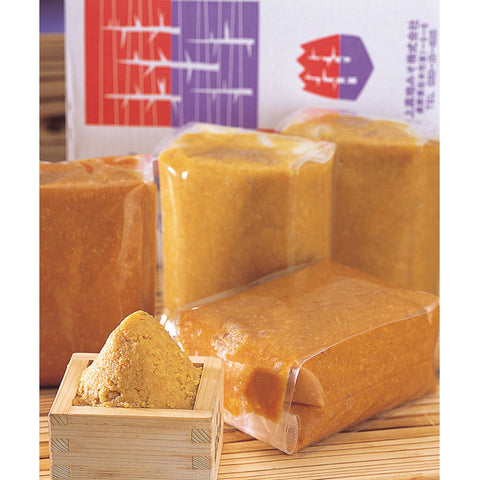 長野 「上高地みそ」 信州味噌 やまぐに 4kg (赤みそ2kg、淡色2kg)