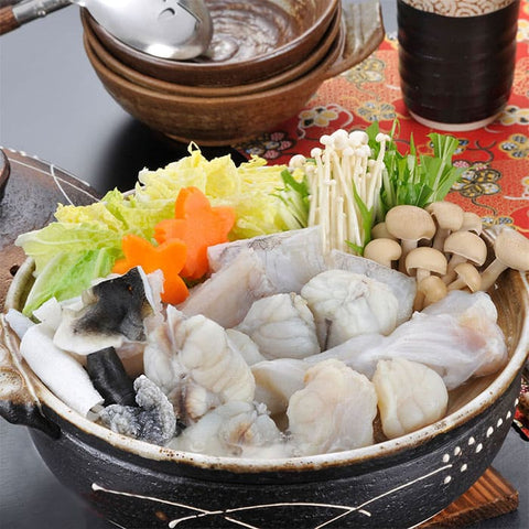 福岡 「ふく太郎本部」 とらふくちりセット (3人前)ひれ酒用のヒレ付