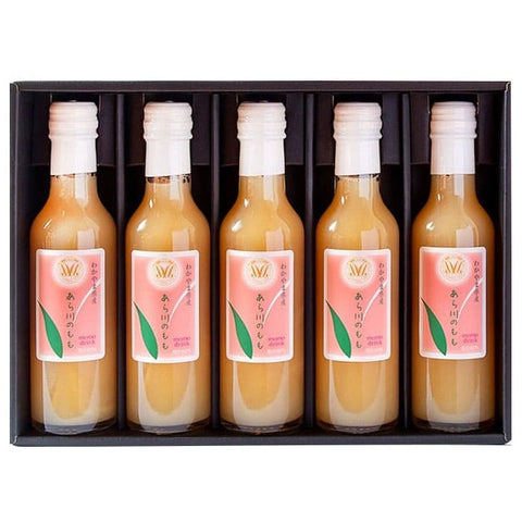 和歌山産のももを使用「あらかわの桃」(200ml×5本)