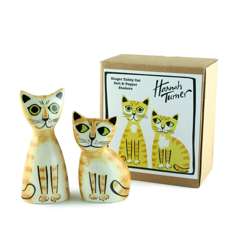 Hannah Turner|塩コショウ入れ Cat(GingerTabby)
