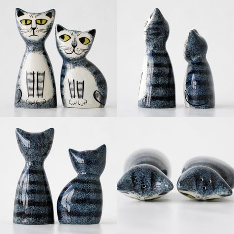 Hannah Turner|塩コショウ入れ Cat(GreyTabby)