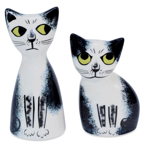 Hannah Turner|塩コショウ入れ Cat(Black and White)