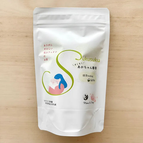 美笠園|すくすく 赤ちゃん番茶 緑茶ティーバッグ(5g×20包入り)