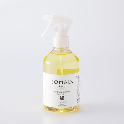 【木村石鹼】SOMALI キッチンクリーナー 本体（300ml）天然オレンジ精油