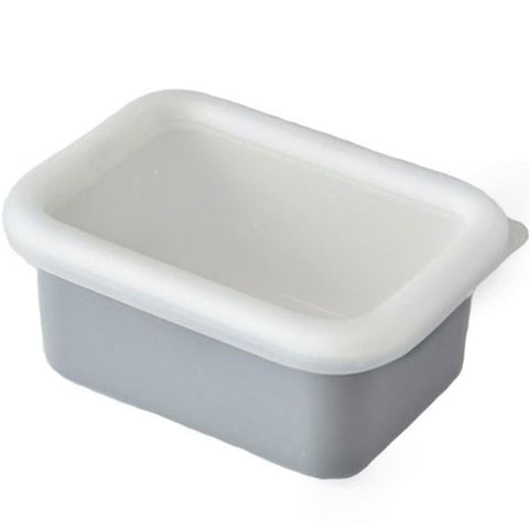 【富士ホーロー】保存容器 浅型 SS(300ml)コットンシリーズ FUJIHORO