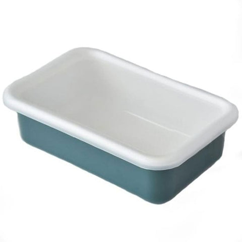 【富士ホーロー】保存容器 浅型 M(740ml)コットンシリーズ FUJIHORO