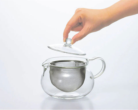【HARIO】茶茶急須 丸(450ml) 耐熱ガラス CHJMN-45T