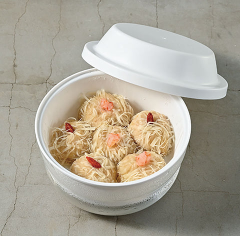 HARIO|電子レンジ調理器 蒸し器 ガラスのレンジ蒸し器