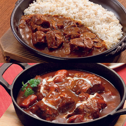 「牛たん炭焼利久」大きな牛たんシチュー＆大きな牛たんカレー　ギフトセット