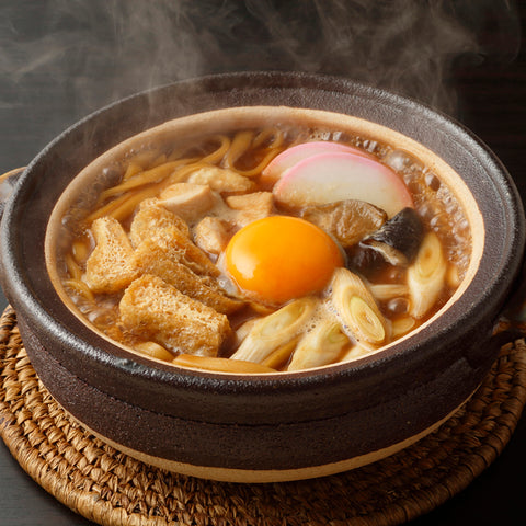 【名古屋・きしめん亭】具材たっぷり みそ煮込うどん(4食)きしめん(2食)　セット