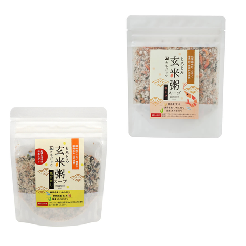SALE｜玄米粥スープ2種セット（魚介だし＆桜エビ）