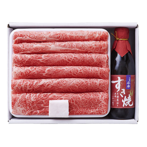 【松阪牛】すき焼き肉&今半割下セット (うで肩ロース500g・割下360ml)