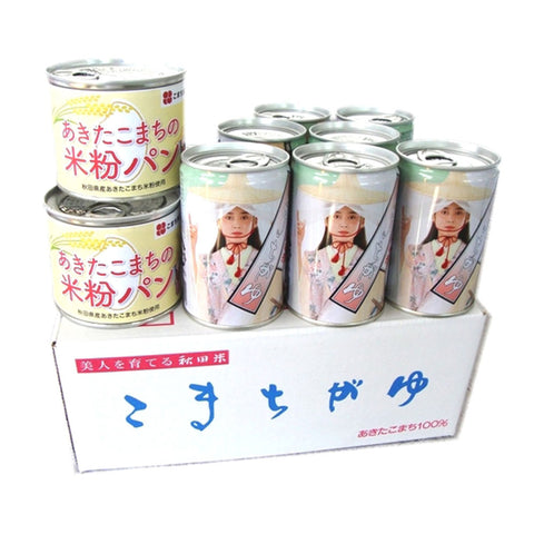 5年保存 防災セット (こまちがゆ×6缶 米粉パン×4缶)