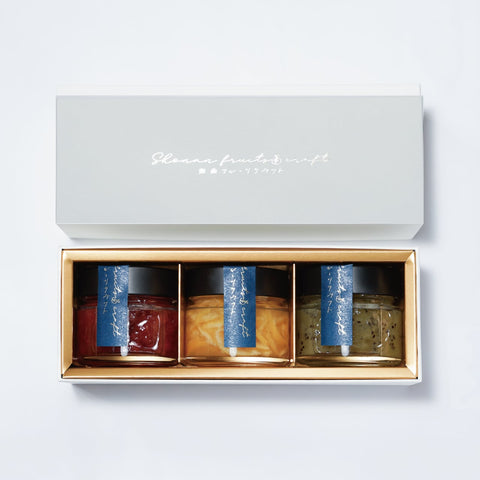 湘南ゴールドマーマレード・いちごジャム・キウイジャム　ギフトセット（140g×3個）