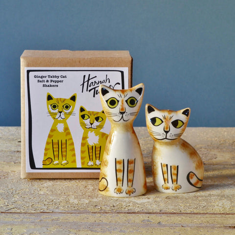 Hannah Turner｜塩コショウ入れ  Cat（GingerTabby）