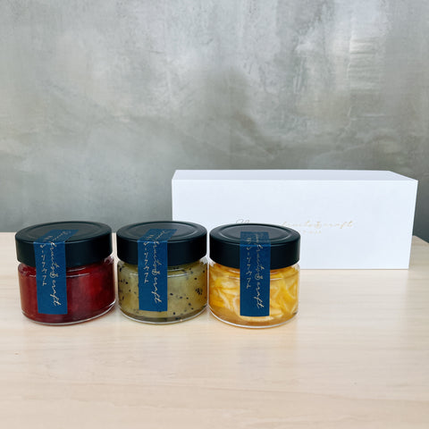 湘南ゴールドマーマレード・いちごジャム・キウイジャム　ギフトセット（140g×3個）