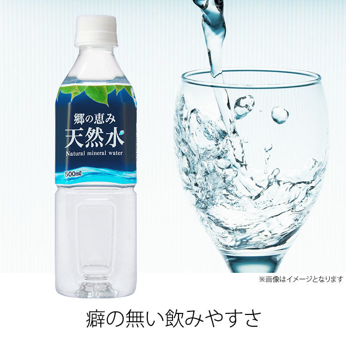 郷の恵み天然水・静岡】500ml×48本（１箱24本入り×２ケース